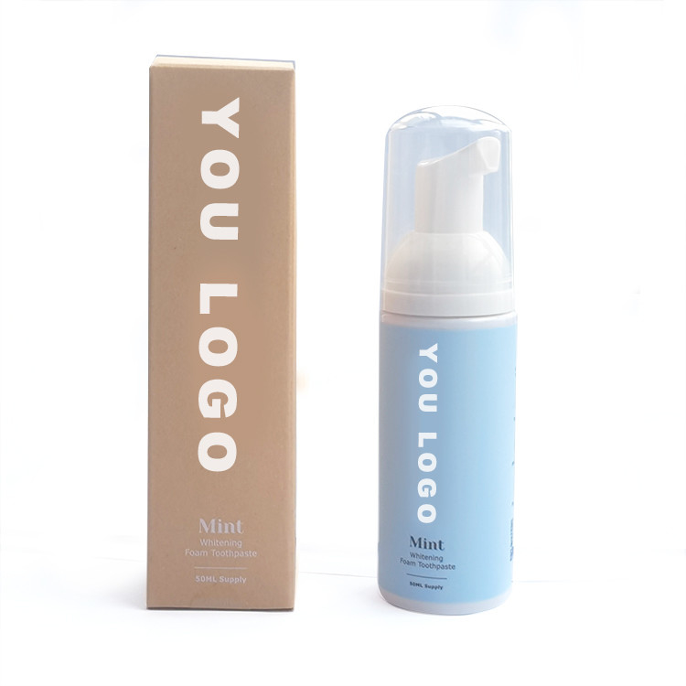 불소 화합물은 12년 세를 위해 50ML 하얀 유기적 아동들의 치약을 자유롭게 합니다