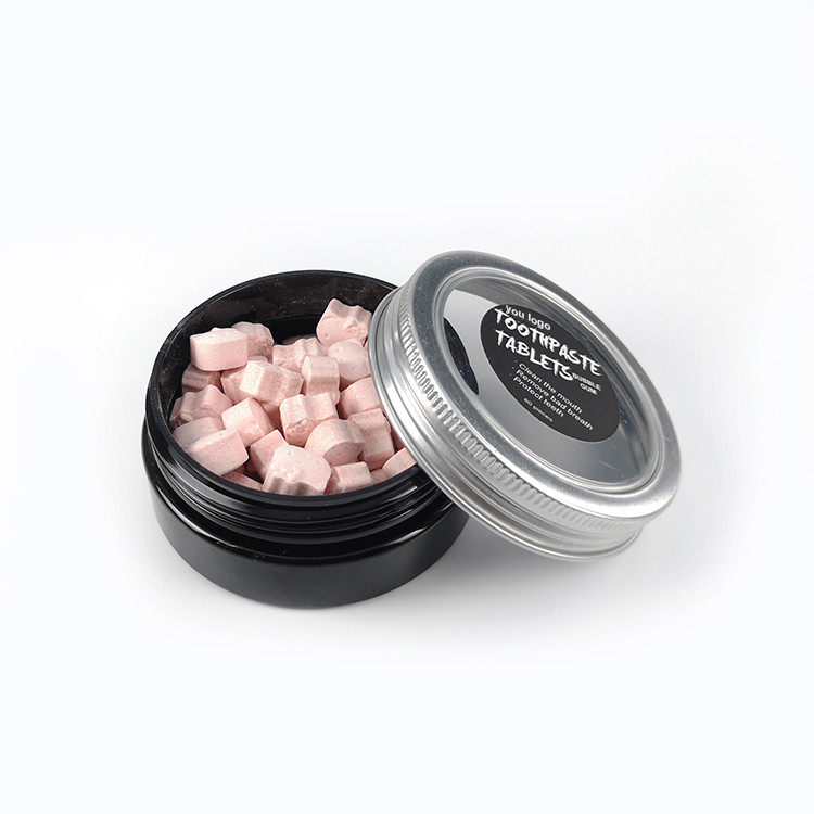 불소 화합물 구강 세척용 치약과 태블릿을 미백하는 OEM 가지고 다닐 수 있는 50g 이