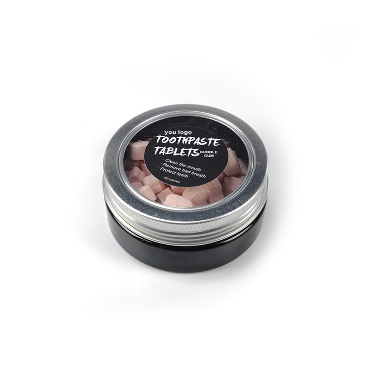 불소 화합물 구강 세척용 치약과 태블릿을 미백하는 OEM 가지고 다닐 수 있는 50g 이