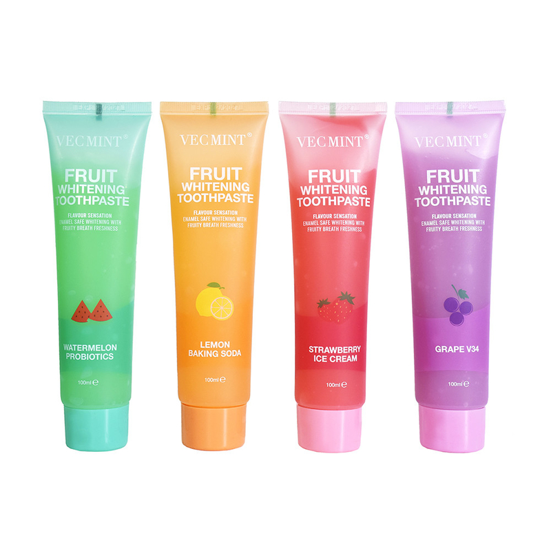 VEC MINT 100ml 과일 맛 치아 백개 기본 청소 구강 관리 신선한 치약