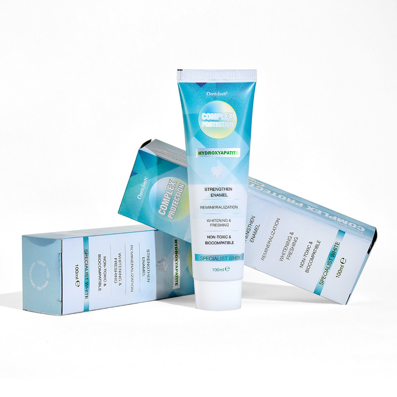 DENTIFRESH 100g Hydroxyapatite 치약 민트 맛 치약 성인용 맞춤 로고 치약