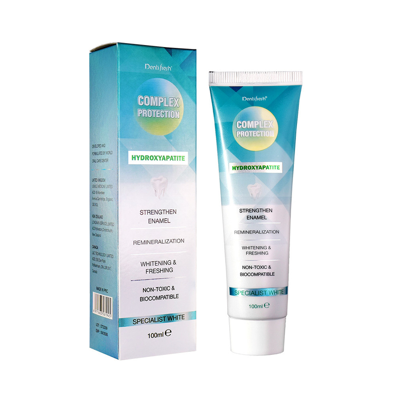 DENTIFRESH 100g Hydroxyapatite 치약 민트 맛 치약 성인용 맞춤 로고 치약
