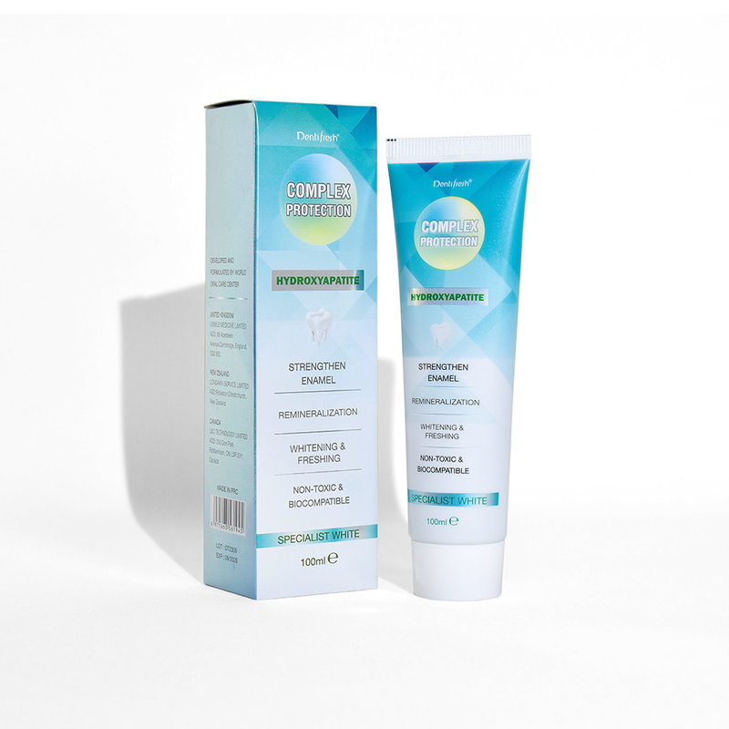 DENTIFRESH 100g Hydroxyapatite 치약 민트 맛 치약 성인용 맞춤 로고 치약