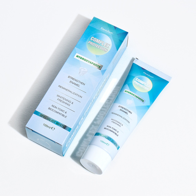 DENTIFRESH 100g Hydroxyapatite 치약 민트 맛 치약 성인용 맞춤 로고 치약