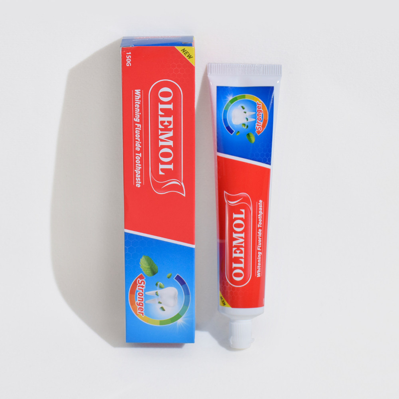 새로운 Olemol 150g 허브 치약 - 더 강한 치아와 건강한 치아를 위해 자연 허브로 영양
