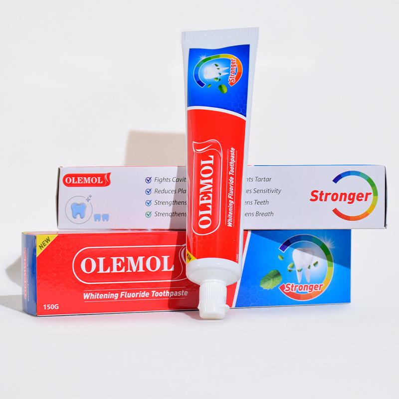 새로운 Olemol 150g 허브 치약 - 더 강한 치아와 건강한 치아를 위해 자연 허브로 영양