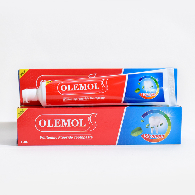 새로운 Olemol 150g 허브 치약 - 더 강한 치아와 건강한 치아를 위해 자연 허브로 영양