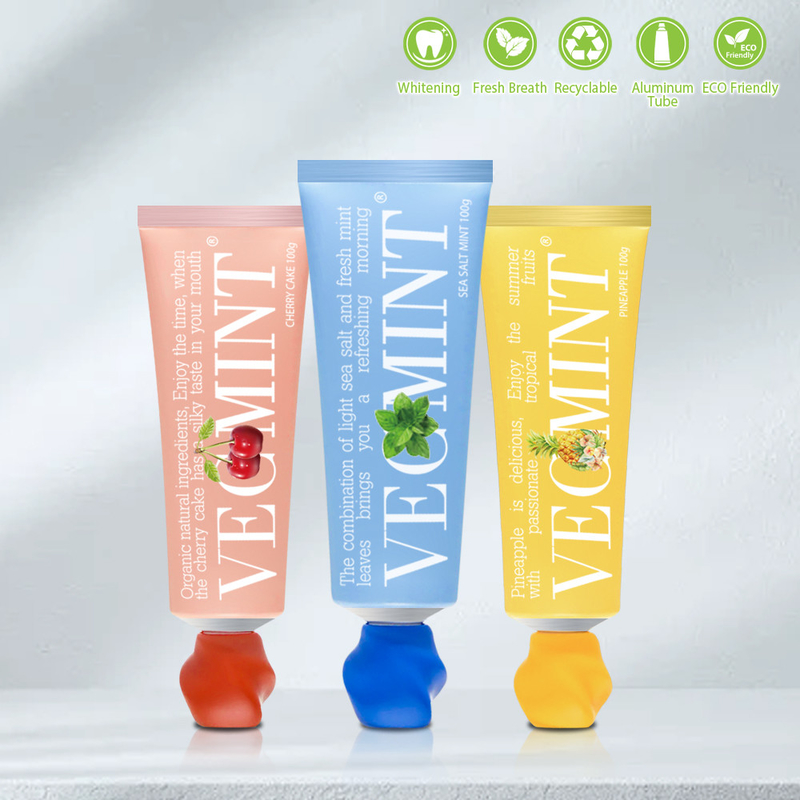 VECMINT 바다 소금 & 신선한 민트 치약 - 당신의 입을 떠나 신선한 100g 도매 공장