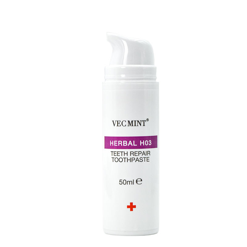 50ml VECMINT Herbal H02 항- 민감성 치약: 민감한 구강 관리를 위한 자연 식물성 혼합물
