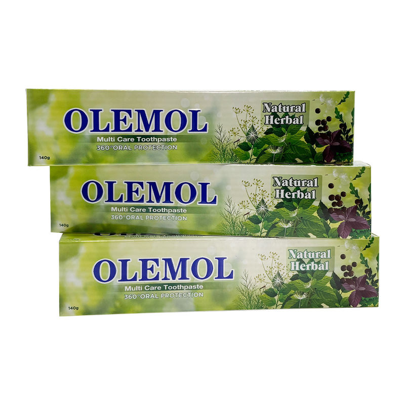 OLEMOL 멀티 화이트 치약 90g - 효과적인 치아 밝기 및 매일 구강 관리를위한 맥스 백화 및 얼룩 제거 공식