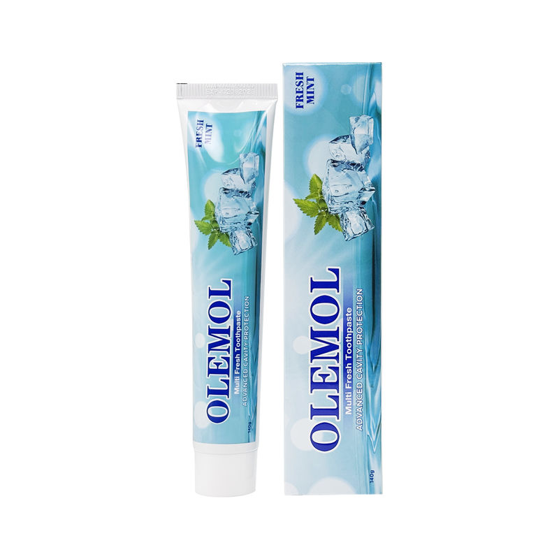 OLEMOL 내추럴 허브 멀티 케어 치약 140g - 360° 구강 보호 일상 구강 관리를 위한 치아 위생 제품