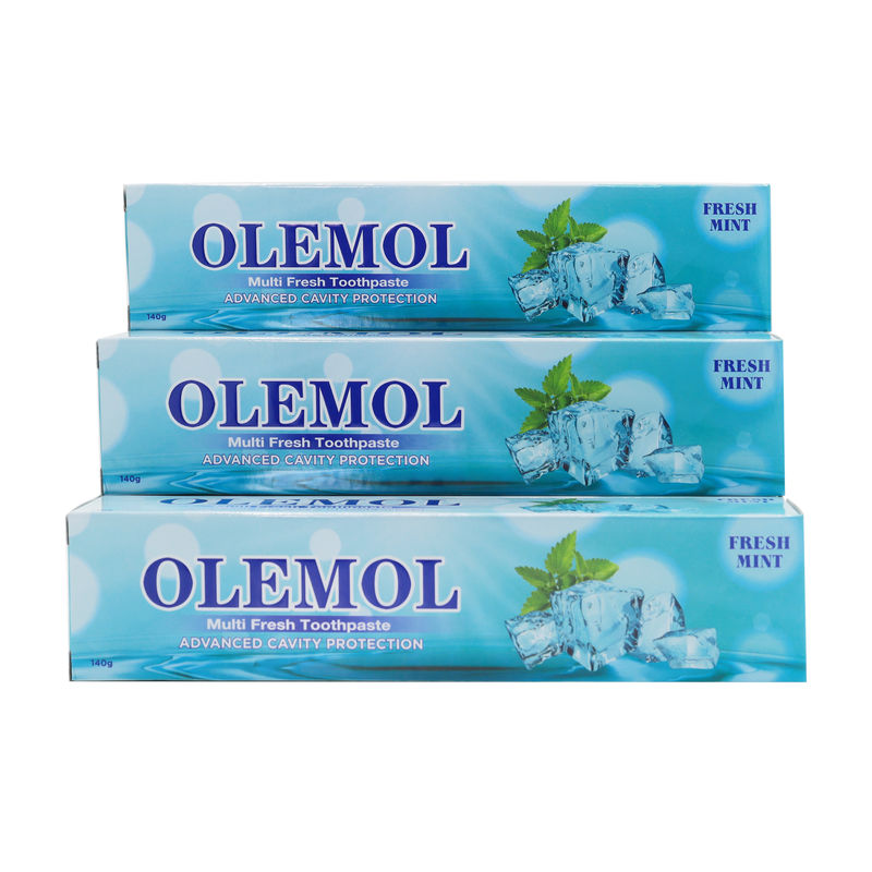 OLEMOL 내추럴 허브 멀티 케어 치약 140g - 360° 구강 보호 일상 구강 관리를 위한 치아 위생 제품