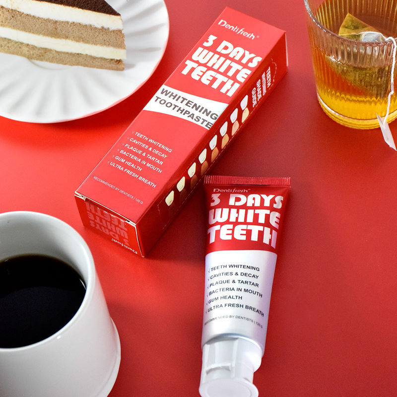 3일 어드밴스드 치아 미백 치약 소듐 피테이트 성분으로 더 밝은 미소를