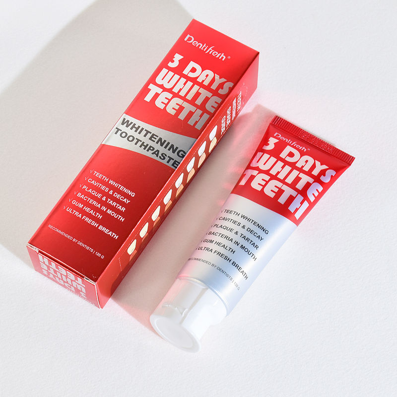 3일 어드밴스드 치아 미백 치약 소듐 피테이트 성분으로 더 밝은 미소를