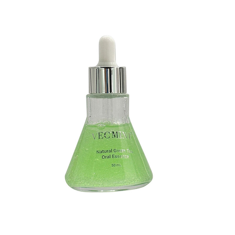 VECMINT 천연 녹차 허브 구강 에센스 - 구강 관리 농도 세럼 매일 구강 위생 50ml 대용품
