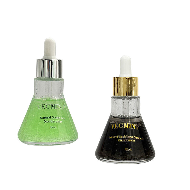 VECMINT 천연 녹차 허브 구강 에센스 - 구강 관리 농도 세럼 매일 구강 위생 50ml 대용품