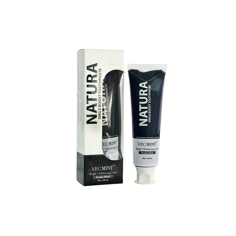 크루얼티가 없는 액티베이션 탄소 치약, 검은 진주 분자와 액티베이션 석탄을 결합하여 우수한 구강 관리를 제공합니다.