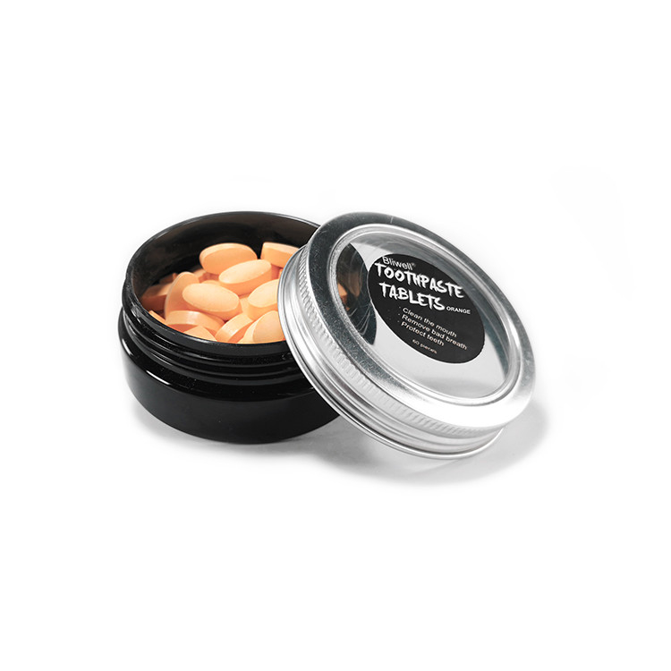0.7g/Pc 태블릿 자연적 허브 에센스 풍선껌을 미백하는 집에 단단한 치아는 맛을 냅니다